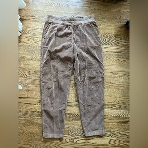 James Perse Taupe Corduroy Jogger Pants
